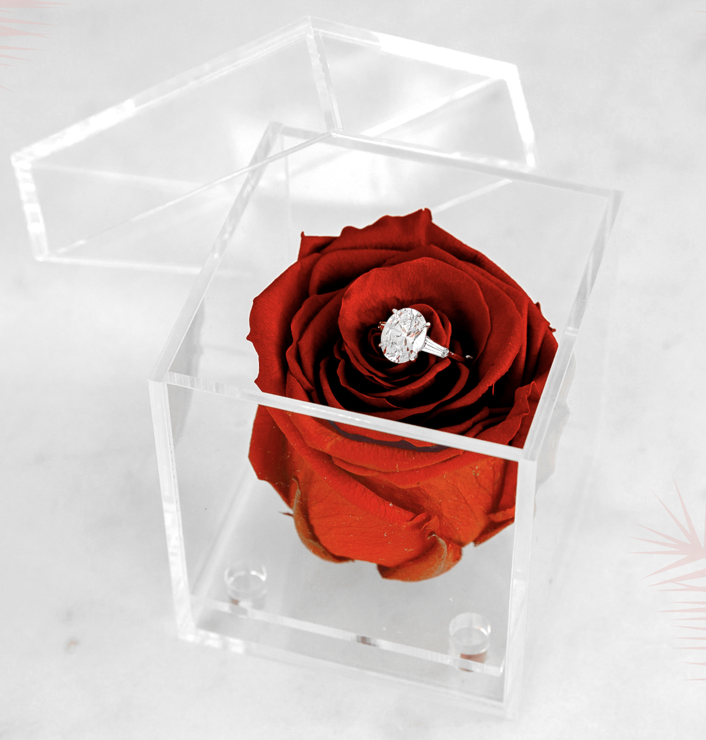 Rose éternelle (unique) – Atelier de la Rose